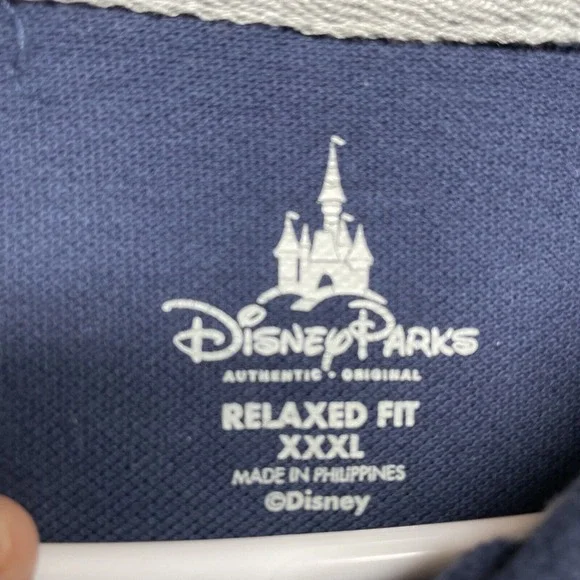 Walt Disney World Mickey Mouse Embroidered Polo Shirt Blue Mens Size 3XL - Picture 3 of 6
